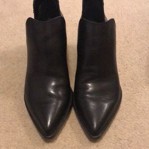 Black Leather Dolce Vita Sonny Bootie 7.5